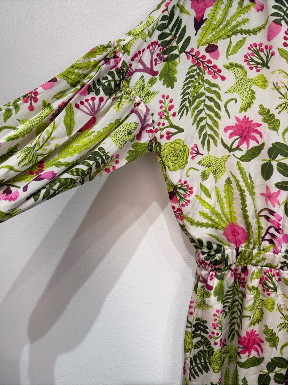 Monoplaza Floral Garden Party Midi Dress size Large - Picture 4 of 13